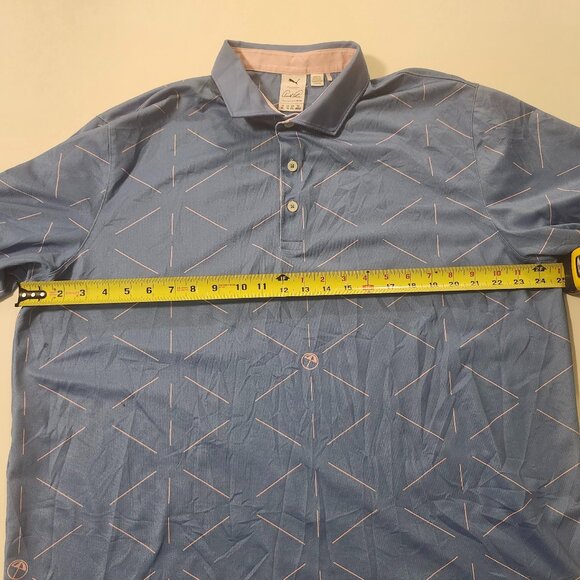 Puma x Arnold Palmer Geo Polo — Men’s XL, Blue Skies - Picture 6 of 8
